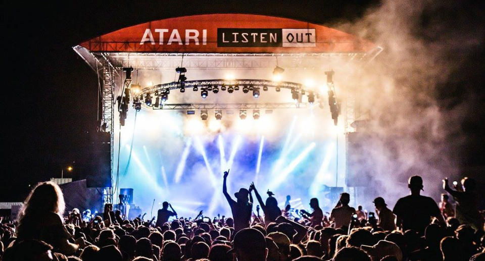 A 40-year-old man has been charged with trafficking cocaine at the Listen Out festival in Melbourne. Source: Facebook/ Listen Out