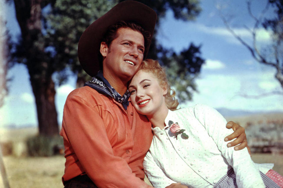 A still from the movie Oklahoma!