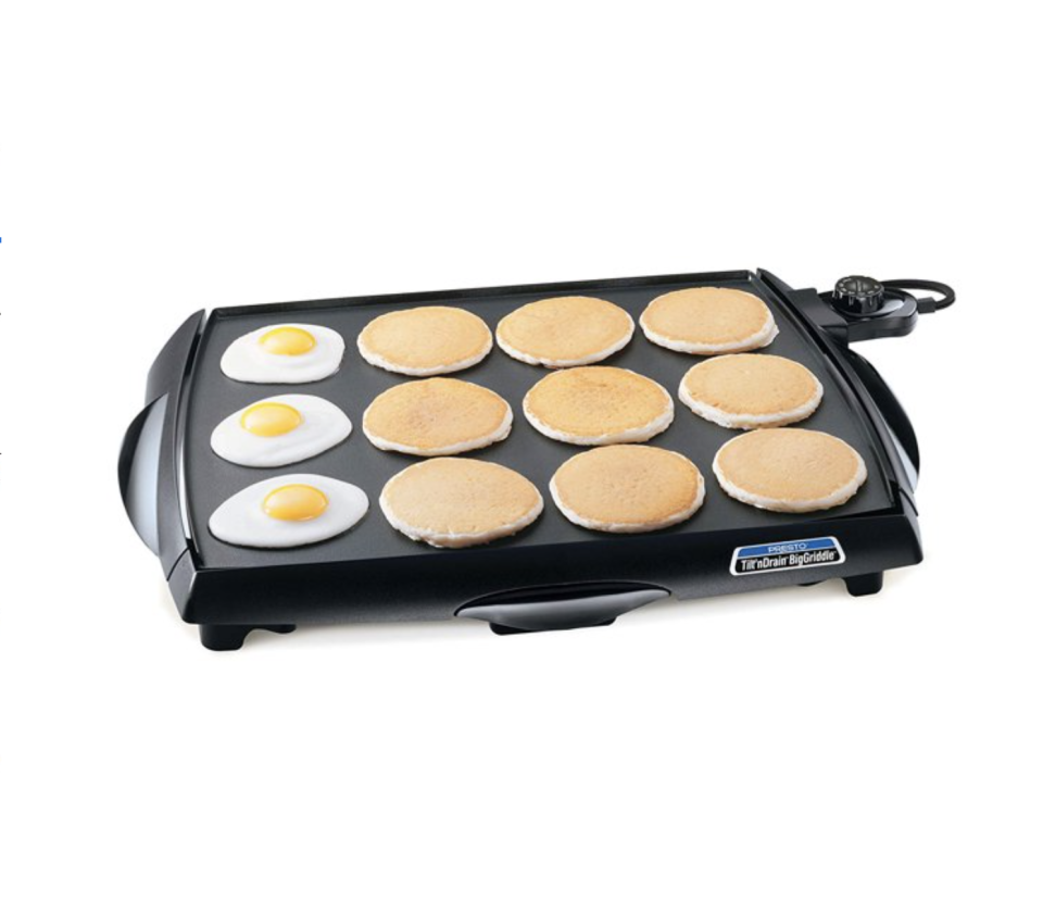 8) Presto Tilt 'n' Drain Cool-Touch Big Griddle