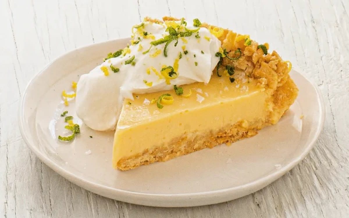 <p>Ronni Lundy</p><p>A cool, creamy, citrusy pie that tastes like a warm day on a plate.</p><p><strong>Get the recipe: <a href="https://parade.com/recipes/bill-smith-atlantic-beach-pie" rel="nofollow noopener" target="_blank" data-ylk="slk:Atlantic Beach Pie;elm:context_link;itc:0;sec:content-canvas" class="link rapid-noclick-resp">Atlantic Beach Pie</a></strong></p>