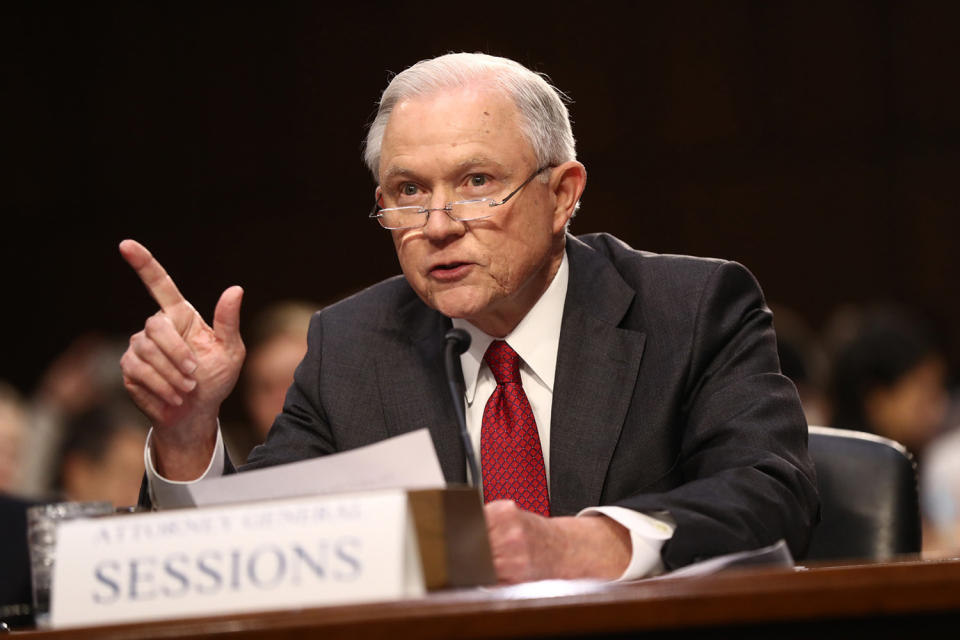 Jeff Session testifies at Senate hearing