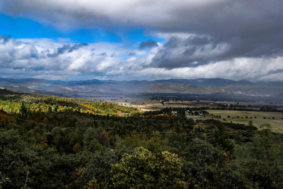 Round Valley, home of the Round Valley Indian Reservation and the Yuki and Wailaki tribes and the town of Covelo, California.