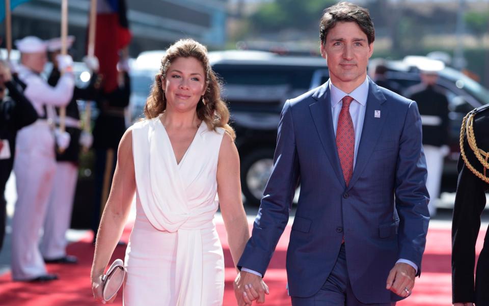 Justin Trudeau and his wife Sophie Gregoire Trudeau