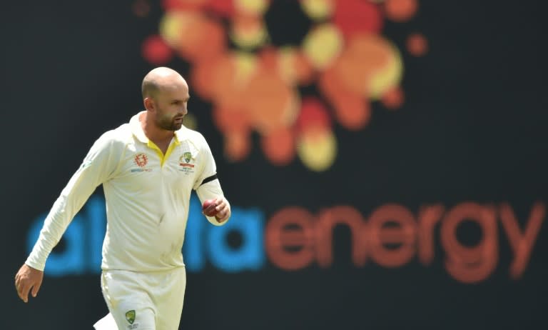 Six wickets: Australia's off-spinner Nathan Lyon took 6-122 on day four in Adeliade