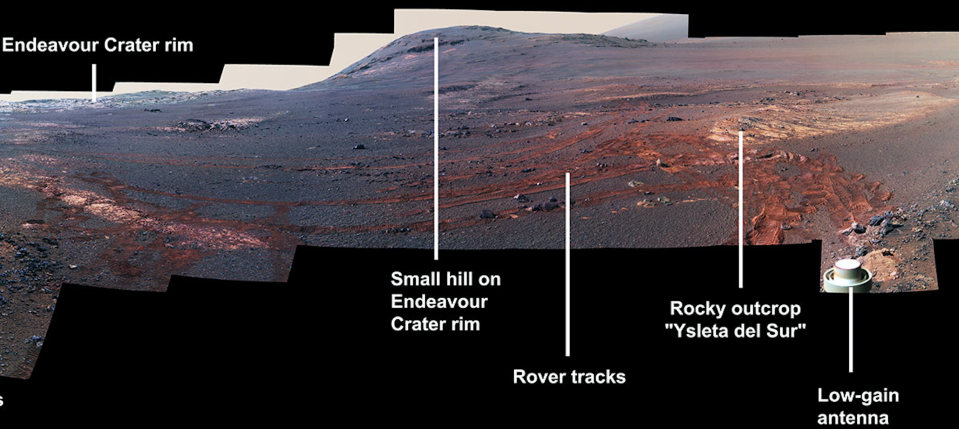 It captured one last panorama (NASA)