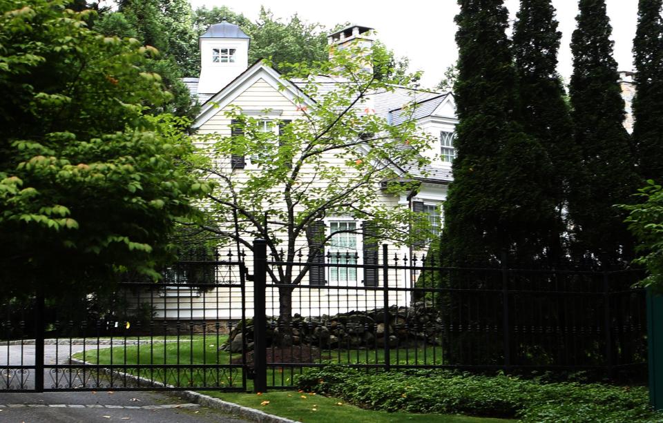The home owned by South Korean business magnate Keith Yoo in Pound Ridge, Aug. 3, 2023. Yoo has been tied to 2014 Sewol ferry disaster and is currently in extradition process back to South Korea.