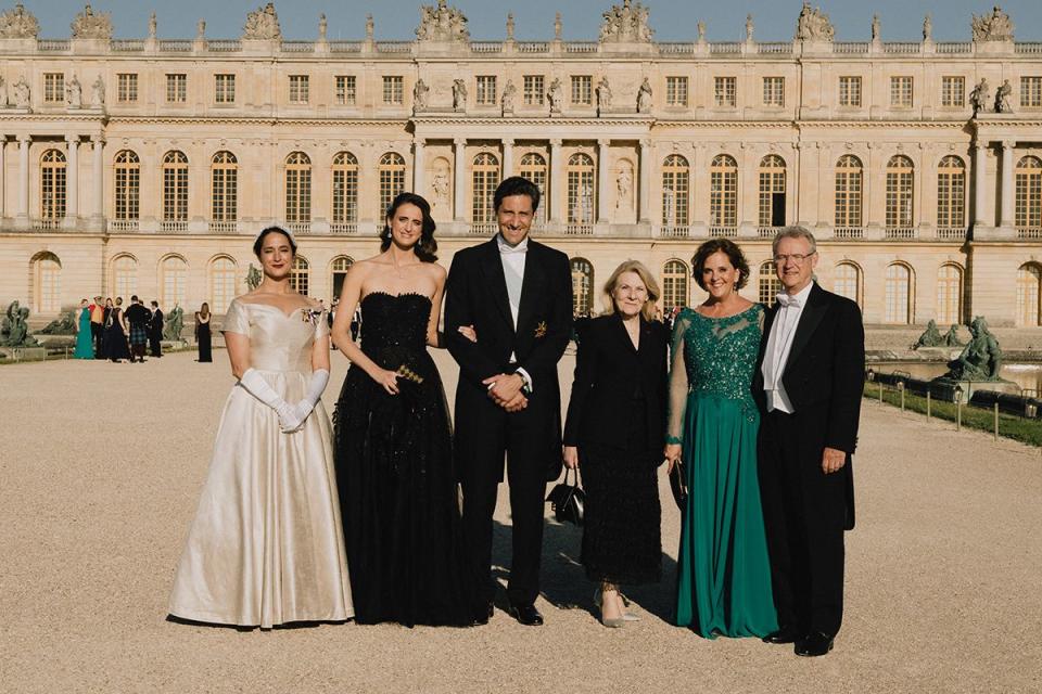 Antonia Da Silva Teixeira, Her Imperial Highness Princess Napoléon, His Imperial Highness Prince Napoléon, Catherine Pégard, Her Excellency Dame Menna Rawlings DCMG, and Mark Rawlings