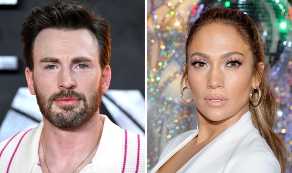 Chris Evans and Jennifer Lopez are among those up for Worst Actor gongs (Getty)