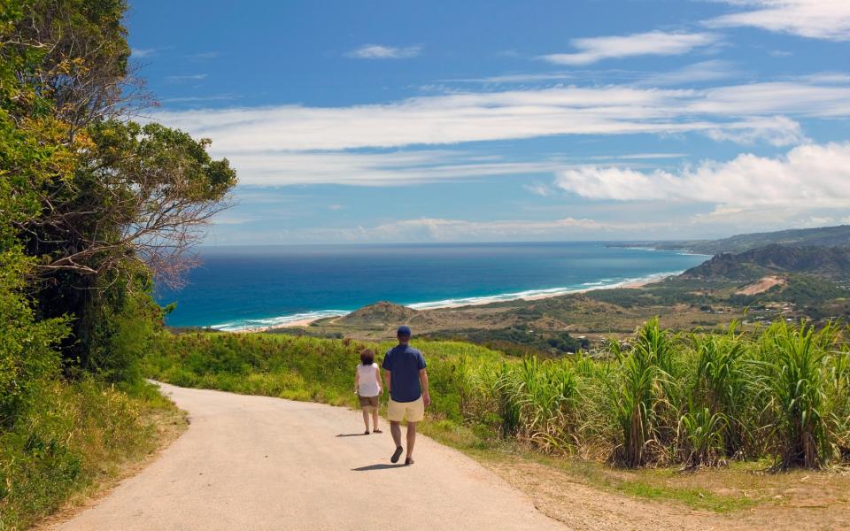 hiking, barbados - getty