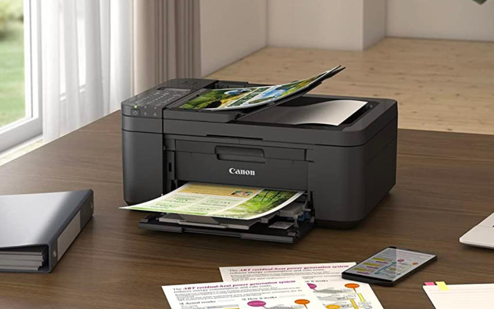 The Canon PIXMA TR4720 is the best printer under $100 at a budget-friendly price.
