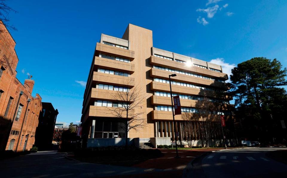 Poe Hall at N.C. State University in Raleigh, N.C., photographed Thursday, Jan. 4, 2024.