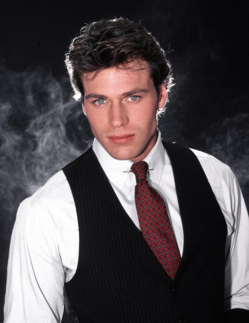 Jon-Erik Hexum encontró su camino en Hollywood rápidamente. (Foto de Harry Langdon/Getty Images)