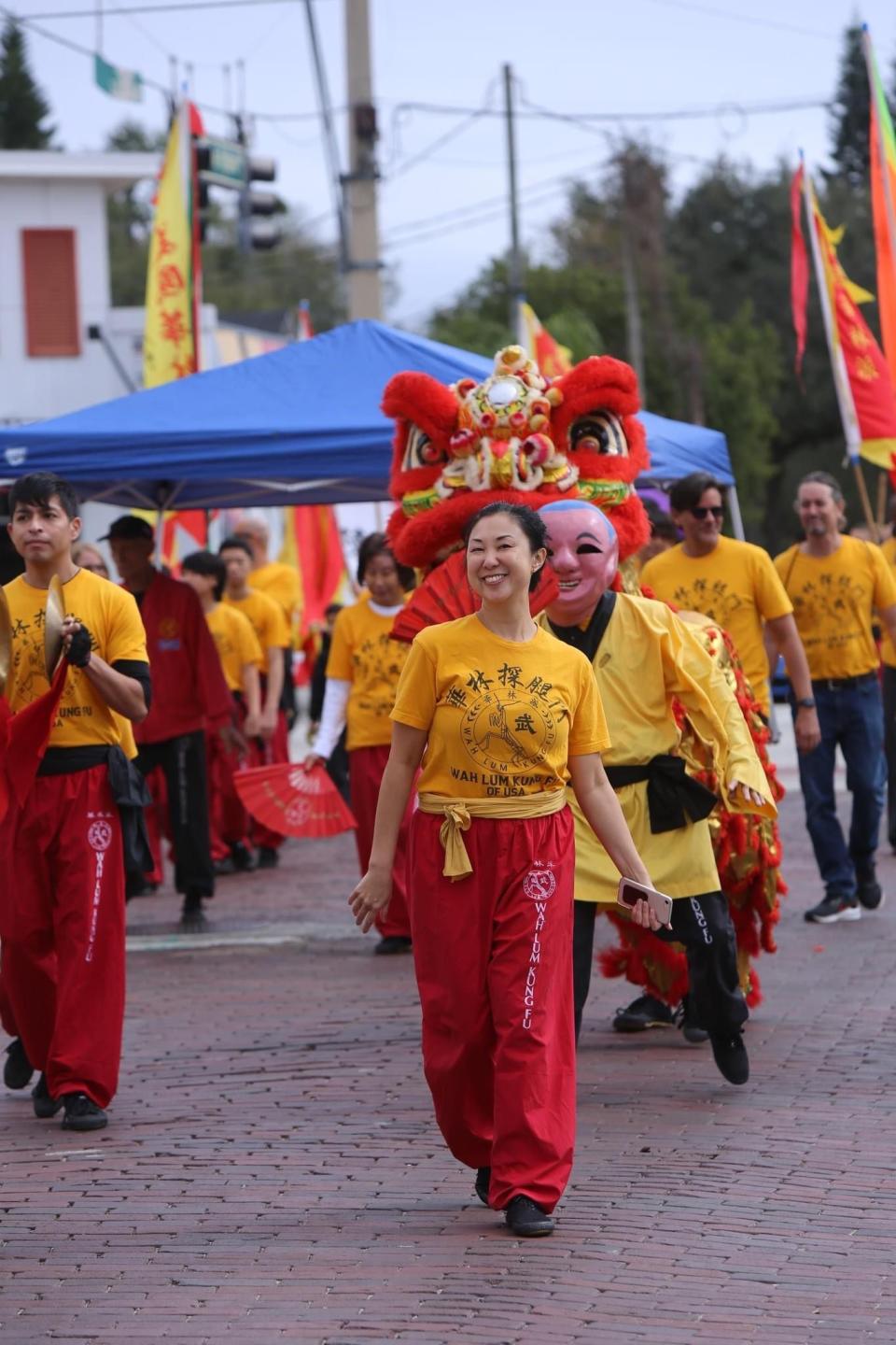 Local Asian organizations pack Orlando for the Central Florida Dragon Parade Lunar New Year.