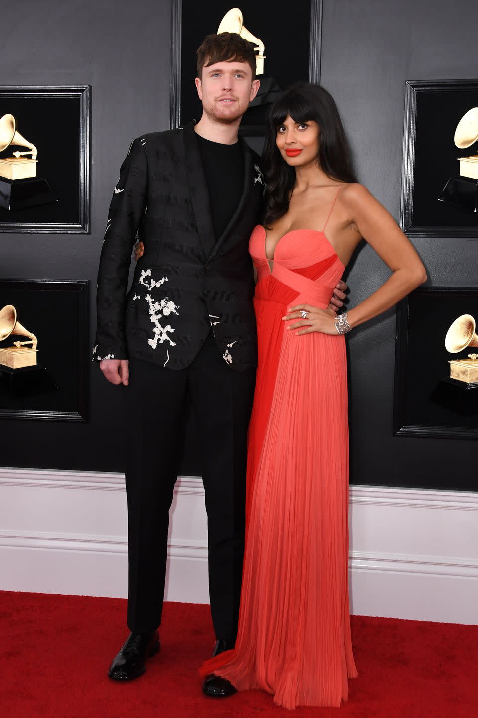 Jameela Jamil and James Blake