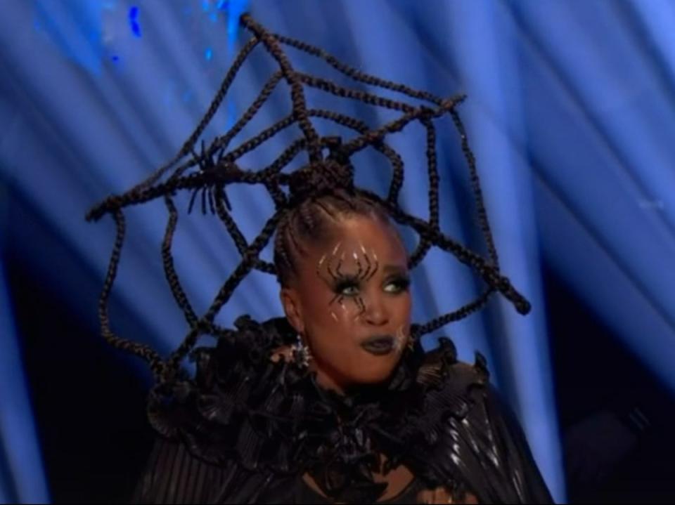 Motsi Mabuse as a spider (BBC)