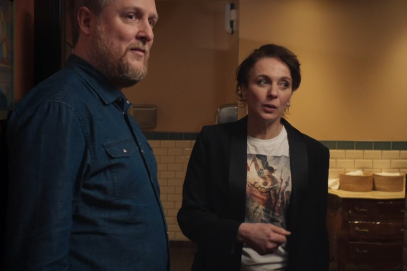 Amanda Abbington in Inside No. 9 with Tim Key