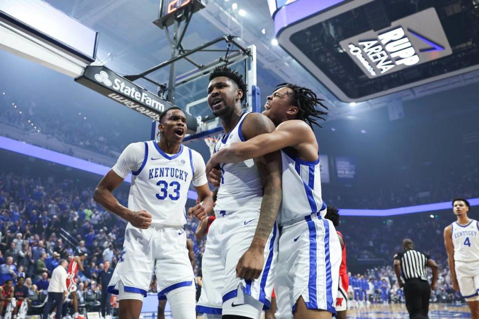 Kentucky basketball enters the final seven games of the regular season as a projected No. 7 seed in the NCAA Tournament. Silas Walker/swalker@herald-leader.com