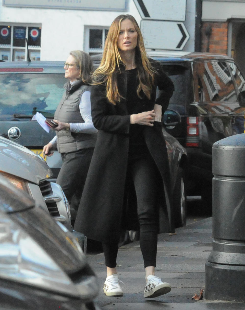 Georgina Chapman stepped out on Saturday in England.