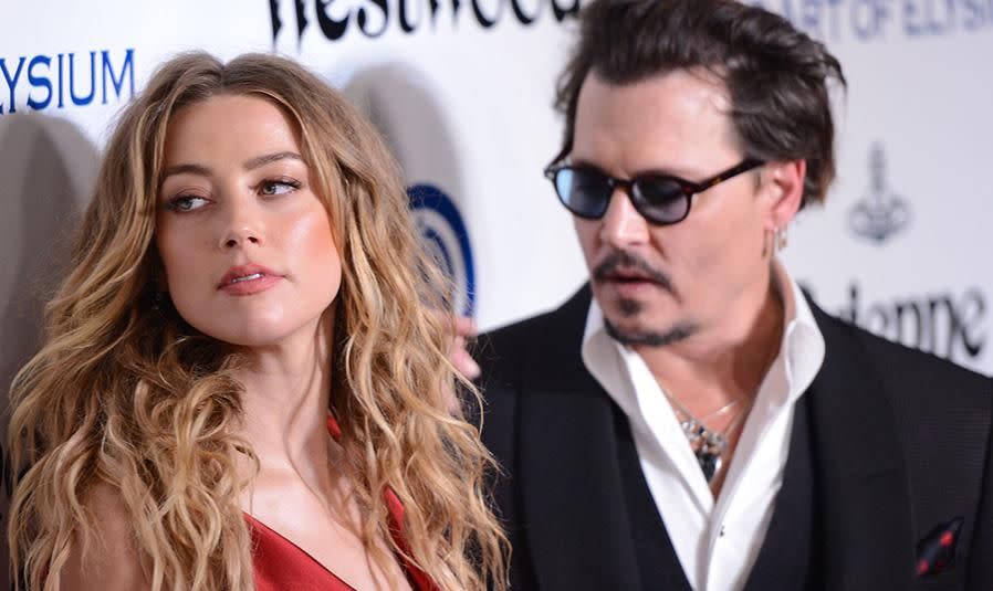 Amber Heard and Johnny Depp. Photo: Getty Images.