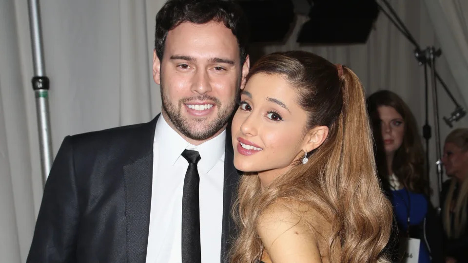 scooter braun and ariana grande