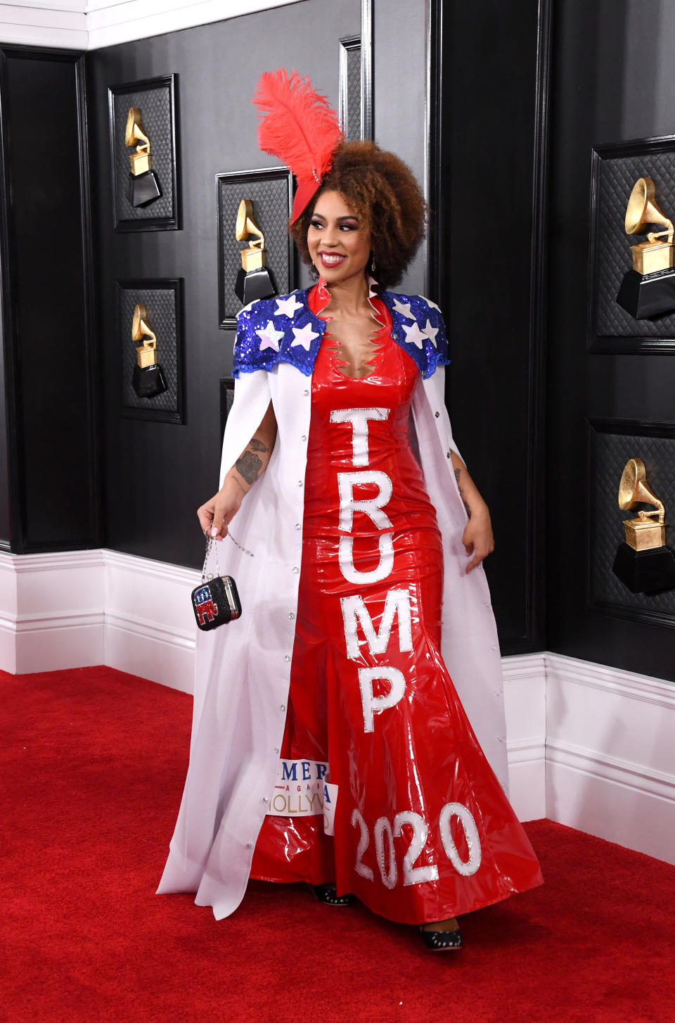 LOS ANGELES, CALIFORNIA - JANUARY 26: Joy Villa attends the 62nd Annual GRAMMY Awards at Staples Center on January 26, 2020 in Los Angeles, California. (Photo by Jon Kopaloff/FilmMagic)