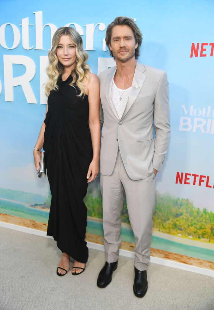 Sarah Roemer and Chad Michael Murray at the Los Angeles special screening of "Mother of the Bride" held at the Bay Theater on May 8, 2024 in Los Angeles, California. (Photo by Alberto Rodriguez/Variety via Getty Images)