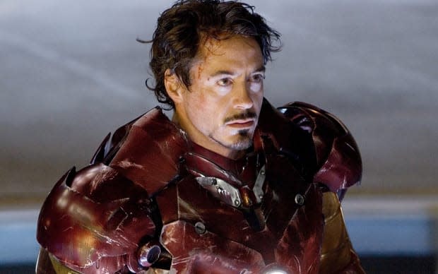 Robert Downey Jr. as Tony Stark in "Iron Man"<p>Paramount/Courtesy Everett Collection</p>