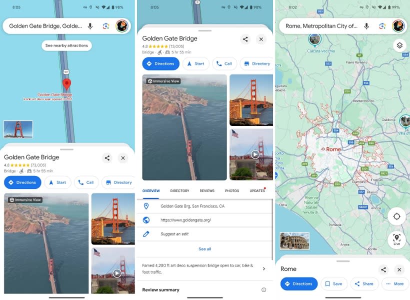 Google Maps' latest redesign changes the information page users experience when tapping locations.