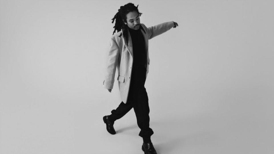 Luka Sabbat in a Theophilio blazer, Raf Simons shirt, <a href="https://fave.co/3ktiPN7" rel="noopener" target="_blank" data-ylk="slk:Yohji Yamamoto trousers;elm:context_link;itc:0;sec:content-canvas" class="link ">Yohji Yamamoto trousers</a> and <a href="https://fave.co/3ie6jy5" rel="noopener" target="_blank" data-ylk="slk:Bottega Veneta shoes;elm:context_link;itc:0;sec:content-canvas" class="link ">Bottega Veneta shoes</a>.<br>Photo by <a href="https://www.instagram.com/sheekswinsalways/?hl=en" rel="nofollow noopener" target="_blank" data-ylk="slk:Shaniqwa Jarvis;elm:context_link;itc:0;sec:content-canvas" class="link ">Shaniqwa Jarvis</a>