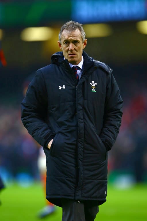 Wales great Shane Williams says interim coach Rob Howley (pictured)the "interim coach" ought to carry the can for any criticism coming Alex Cuthbert's way