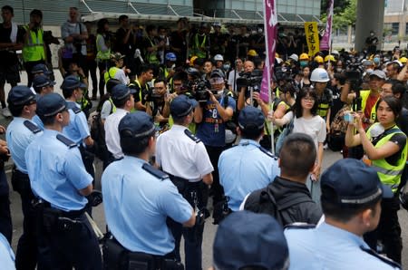 Protest against the extradition bill in Hong Kong