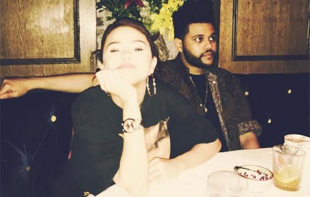 Selena and The Weeknd are #couplegoals. Source: Instagram