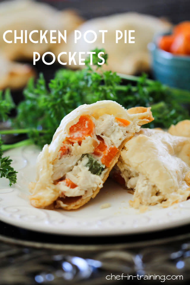 Chicken Pot Pie Pockets