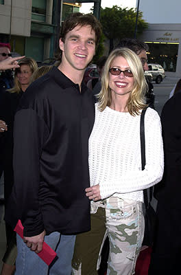 Luc Robitaille and wife at the Beverly Hills premiere of 20th Century Fox's Moulin Rouge