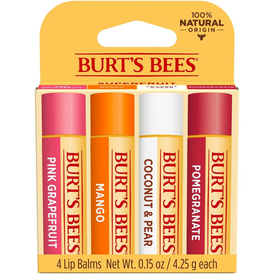 Burt's Bees bálsamo labial sabor a frutas  