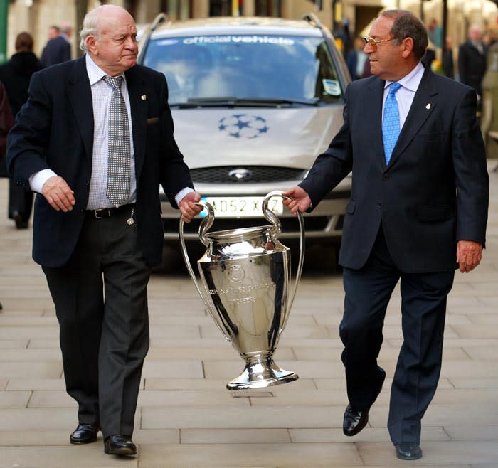 Alfredo Di Stefano y Francisco Gento