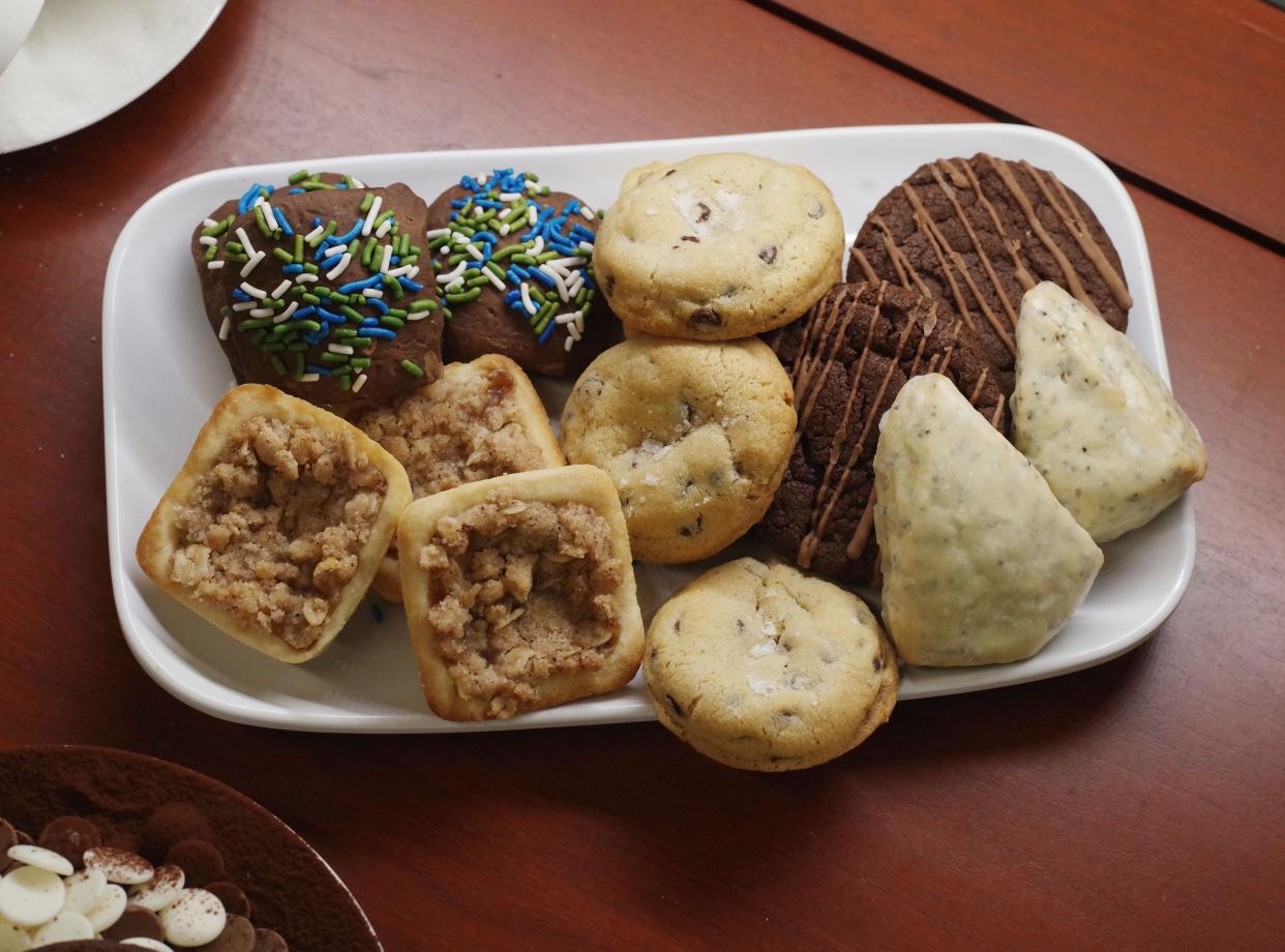Cannabis-infused edibles, in the form of cookies, are available at the Alternative Compassion Solutions dispensary in Bridgewater on Wednesday, March 6, 2024.
