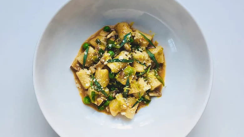 Potato Gnocchi With Ramps