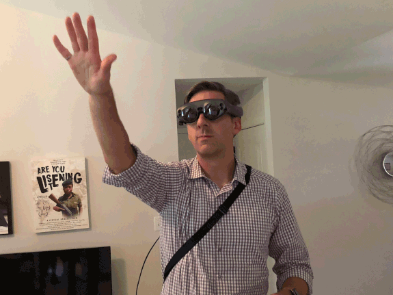 Magic Leap was more effective at immersing you with virtual objects than HoloLens, thanks mainly to its better field of view.