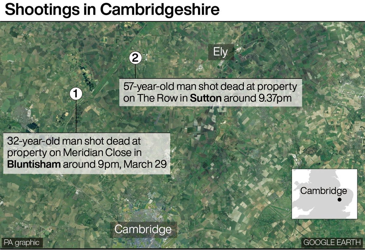 Where the killings happened (Press Association Images)