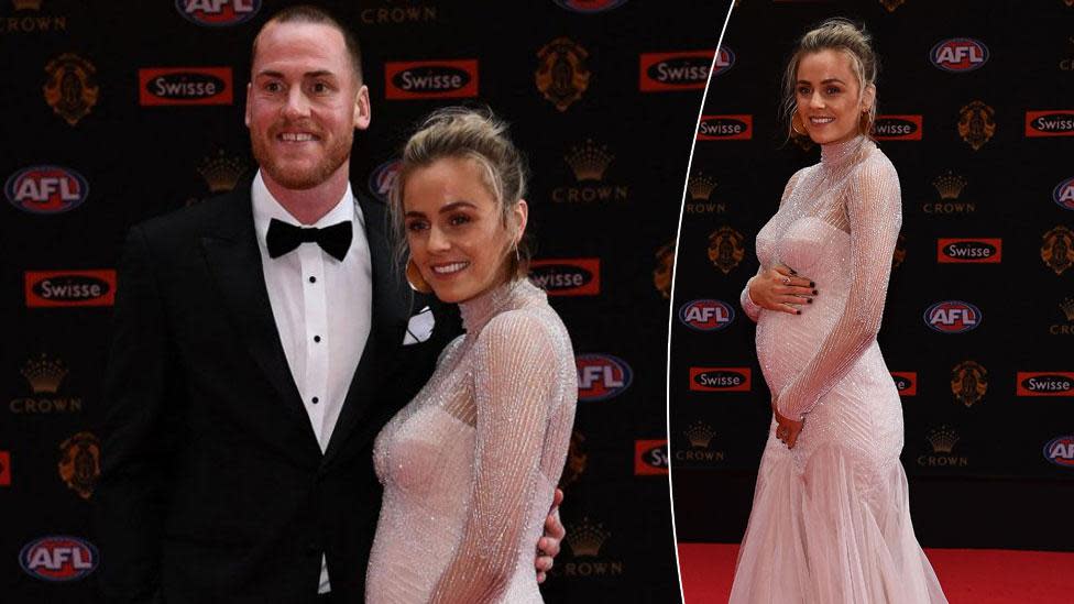 Jarryd Roughead baby: AFL star and wife Sarah welcome a son