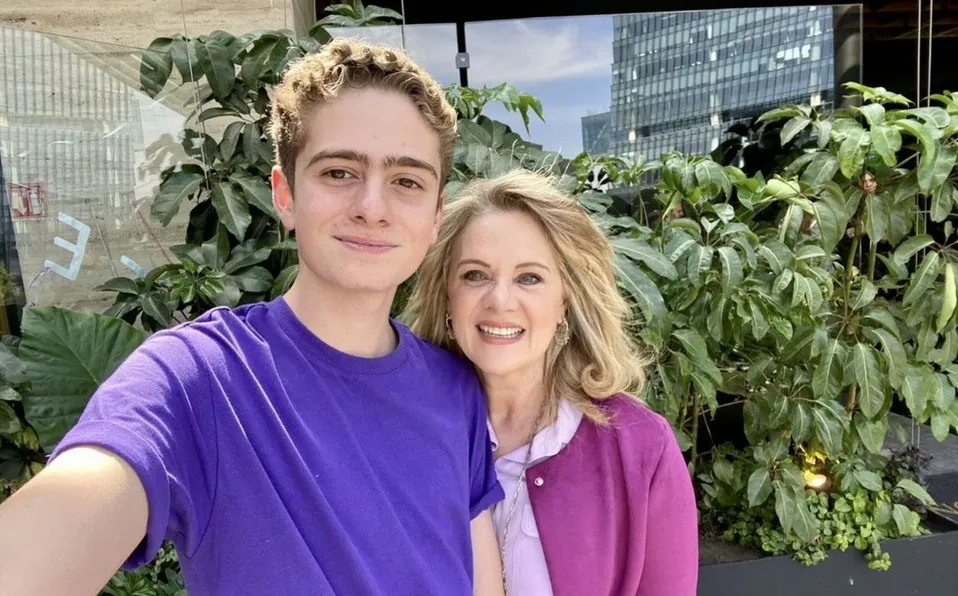 Erika Buenfil con hijo / Cortesía