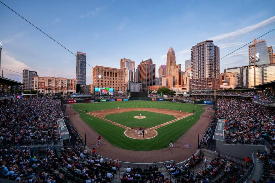 Truist Field, home of the Charlotte Knights — the latest MiLB team acquired by DBH. (Charlotte Knights)