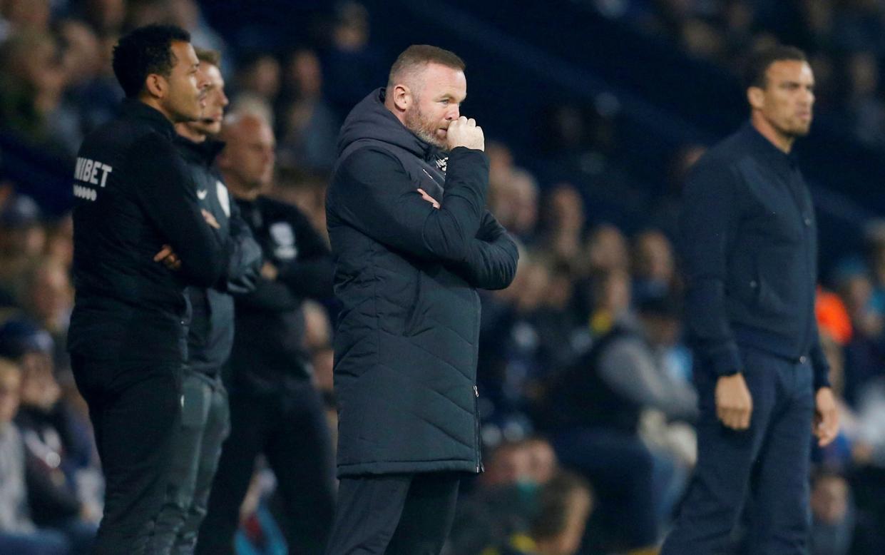 Derby County manager Wayne Rooney. - Action Images