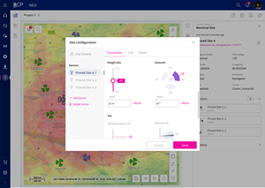 Infovista's cloud-native network planning, optimisation and modelling platform, running on the Rakuten Communications Platform as RCP NEO