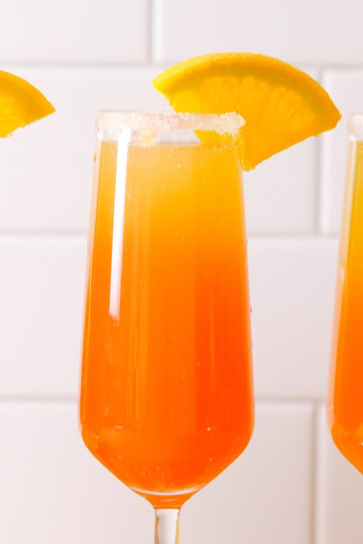 Tequila Sunrise Mimosas