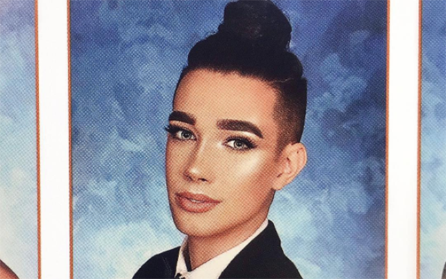 James Charles has a high school yearbook photo that will never be forgotten. 