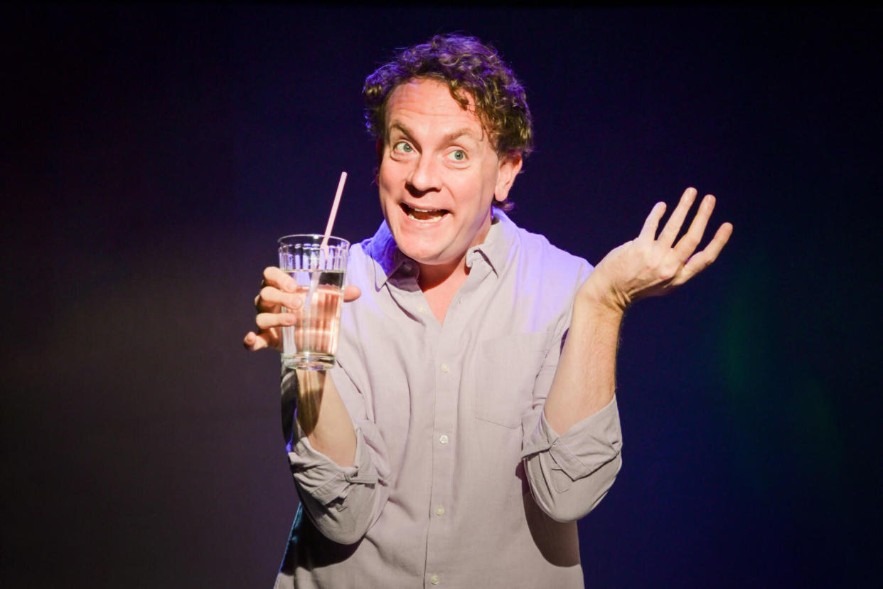 Drew Droege stars in "Happy Birthday Doug," now playing at New York's SoHo Playhouse through March 29. (Photo: Russ Rowland )