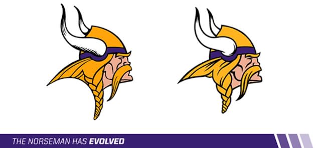 Meet the new Minnesota Vikings logo, same as the old Minnesota