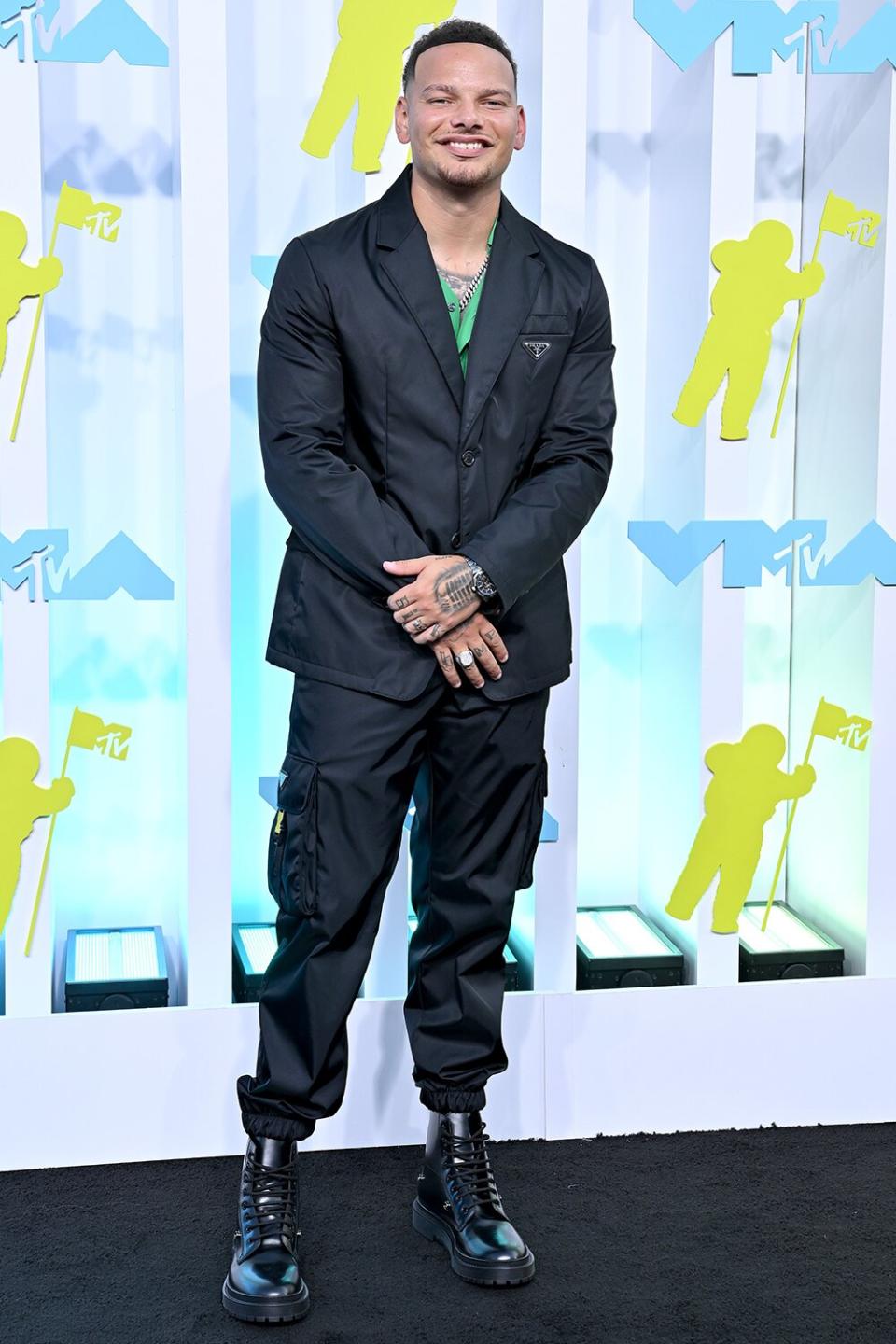 Kane Brown attends the 2022 MTV Video Music Awards at Prudential Center on August 28, 2022 in Newark, New Jersey.